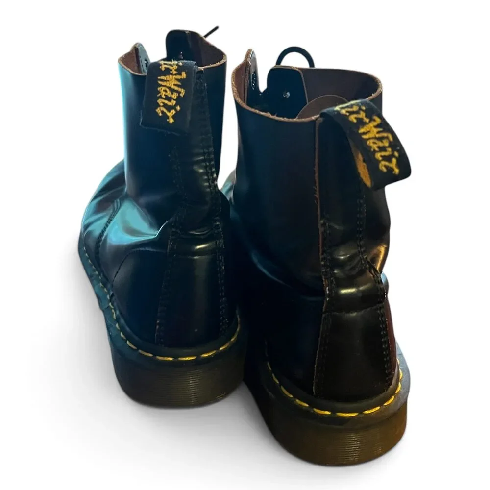 Vintage 90s Doc Martens 1460 *Made in England* Black Leather Boots UK 12/US Men